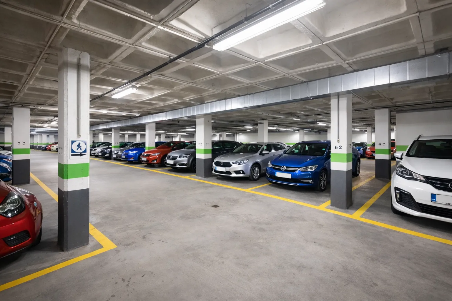 Parking cubierto cerca de T1 y T2 Barajas